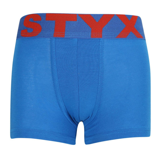 Boxeri pentru copii Styx sport elastic albastru (GJ1167)