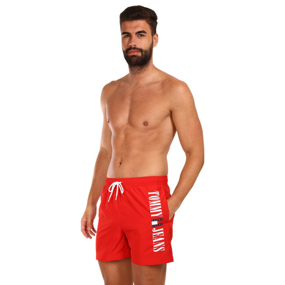 Costum de baie pentru bărbați Tommy Hilfiger roșu (UM0UM02954 XNL)