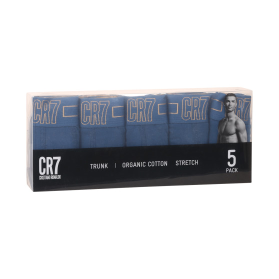 5PACK boxeri bărbați CR7 albaștri (8106-49-2404)