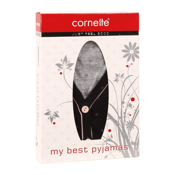 Cămașă de noapte damă Cornette neagră (485/296)