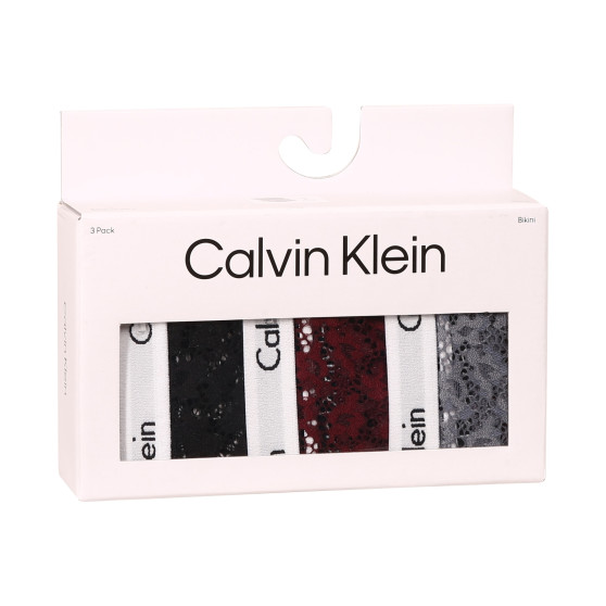 3PACK chiloți damă Calvin Klein multicolori (QD3926E-BP7)