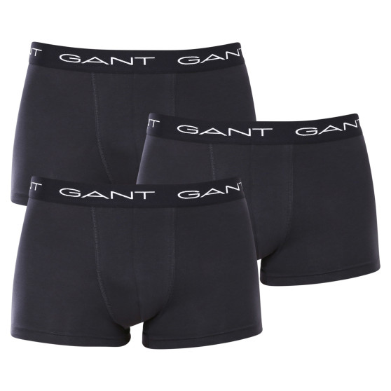 3PACK boxeri bărbați Gant negri (900013003-005)