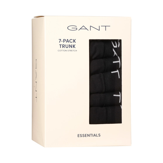 7PACK boxeri bărbați Gant negri (900017003-005)