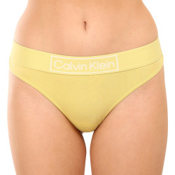 Tanga damă Calvin Klein galben (QF6774E-9LD)