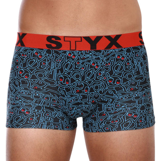 6PACK boxeri bărbați Styx art elastic sport multicolori (6G12697124)