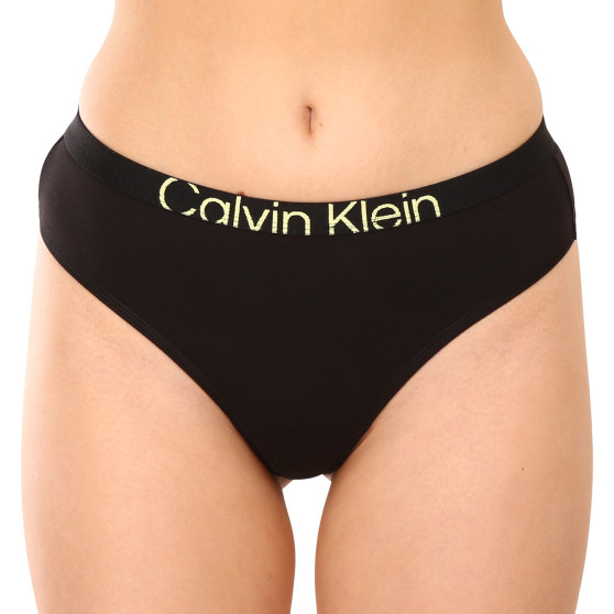 Tanga damă Calvin Klein negri (QF7401E-UB1)
