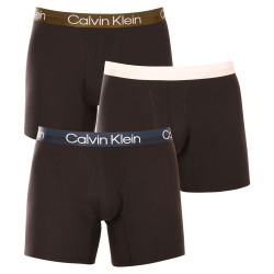3PACK boxeri bărbați Calvin Klein negri (NB2971A-GZ5)