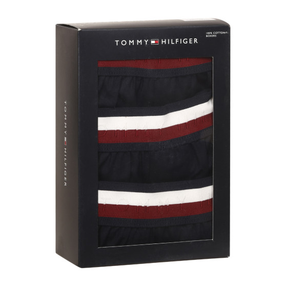 3PACKBoxeri largi bărbați Tommy Hilfiger albastru închis (UM0UM03121 0XO)