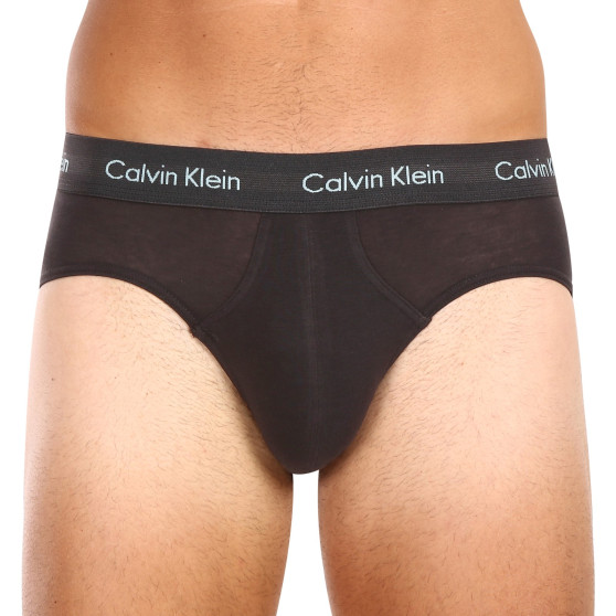 3PACK slipuri bărbați Calvin Klein negre (U2661G-H50)