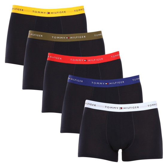 5PACK boxeri bărbați Tommy Hilfiger negri (UM0UM03061 0W9)