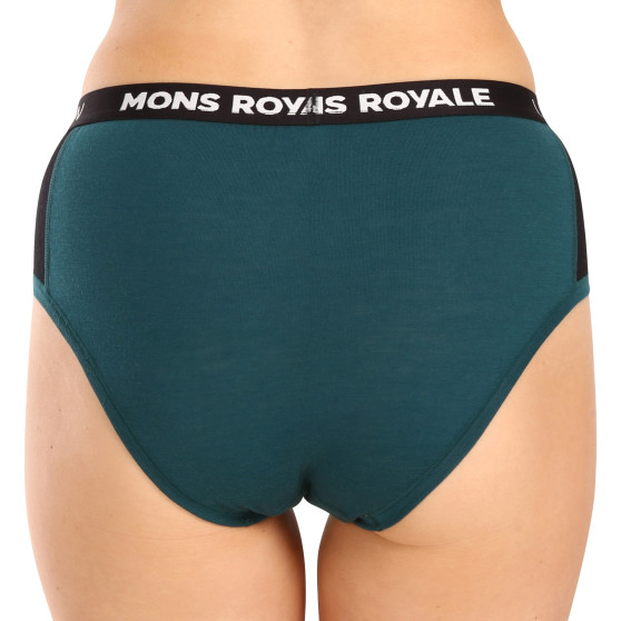 Chiloți pentru femei Mons Royale merino verde (100043-1169-300)