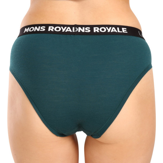 Chiloți pentru femei Mons Royale merino verde (100044-1169-300)