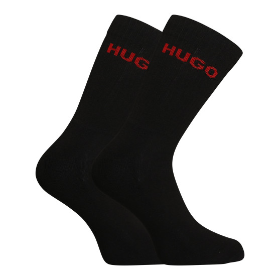 6PACK șosete HUGO înalte negre (50510187 001)