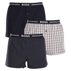 3PACK Boxeri largi bărbați Hugo Boss multicolori (50480034 275)