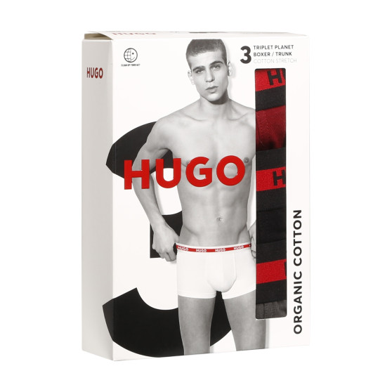3PACK boxeri bărbați HUGO multicolori (50503083 024)