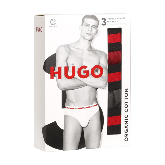 3PACK slipuri bărbați HUGO multicolore (50503100 024)