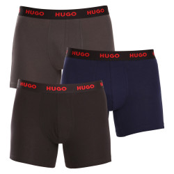 3PACK boxeri bărbați HUGO multicolori (50503079 413)
