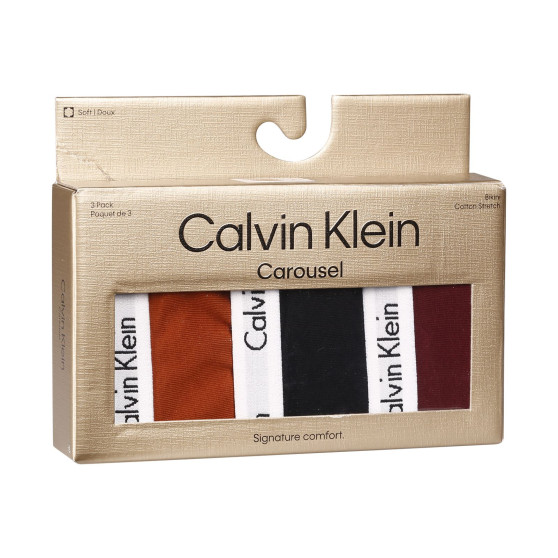 3PACK chiloți damă Calvin Klein multicolori (QD5146E-HVT)