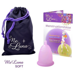 Cupa menstruală Me Luna Soft S cu minge roz (MELU001)