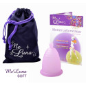 Cupa menstruală Me Luna Soft L cu minge roz (MELU003)
