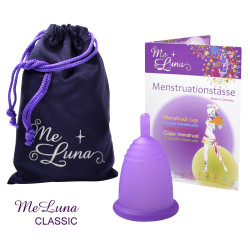 Cupa menstruală Me Luna Classic L cu tulpină mov (MELU041)