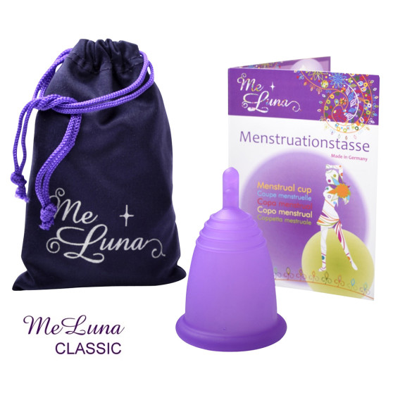 Cupa menstruală Me Luna Classic XL cu tulpină mov (MELU042)