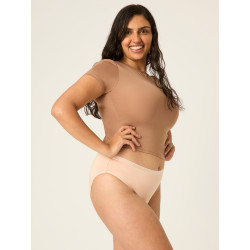Chiloți menstruali Modibodi Bikini clasic moderat-pesat Bej (MODI4008B)