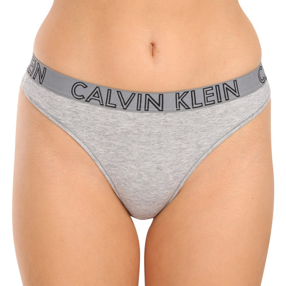 Tanga pentru femei Calvin Klein gri