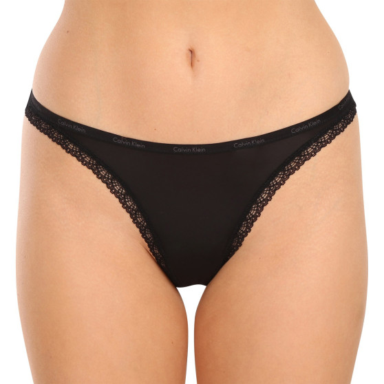 Tanga damă Calvin Klein negri (D3445E-001)