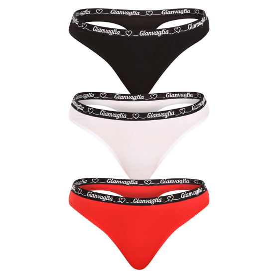 3PACK tanga damă Gianvaglia multicolor (820)