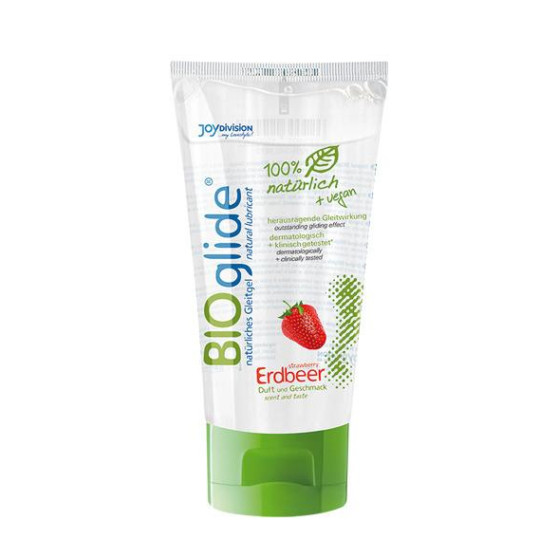 Gel lubrifiant BIOglide Strawberry 80 ml (BG003)