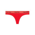 Tanga pentru femei Calvin Klein roșu supradimensionat (QF7450E-XAT)