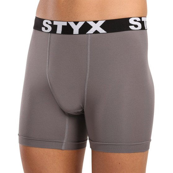 Boxeri funcționali pentru bărbați Styx gri închis (W1063)