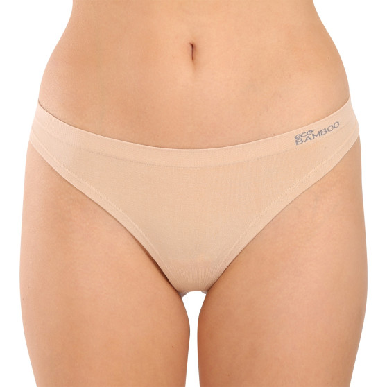 Tanga pentru femei Gina bamboo beige (05013)