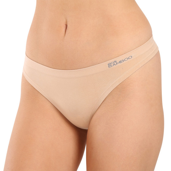 Tanga pentru femei Gina bamboo beige (05013)