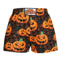 Pantaloni scurți pentru copii Styx art clasic de cauciuc de Halloween dovleac (J1755)