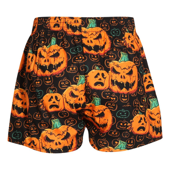 Pantaloni scurți pentru copii Styx art clasic de cauciuc de Halloween dovleac (J1755)