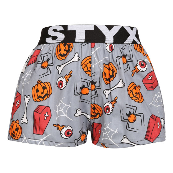 Copii pantaloni scurți Styx artă sport cauciuc Halloween sicrie (BJ1752)