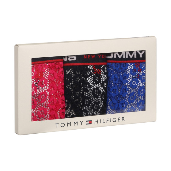 3PACK tanga damă Tommy Hilfiger multicolor (UW0UW04714 0SC)