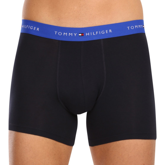 3PACK boxeri bărbați Tommy Hilfiger albastru închis (UM0UM02765 0RW)