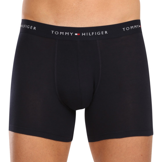 3PACK boxeri bărbați Tommy Hilfiger albastru închis (UM0UM02765 0RW)