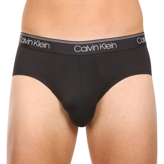 3PACK slipuri bărbați Calvin Klein negre (NB2568A-UB1)
