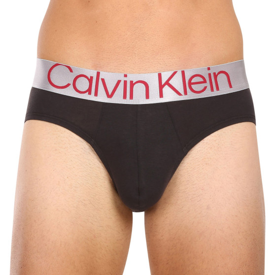 3PACK slipuri bărbați Calvin Klein negre (NB3129A-GIW)