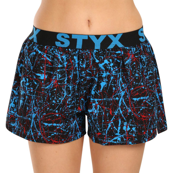 3PACK pantaloni scurți pentru femei Styx art sports cauciuc multicolor (3T13603)