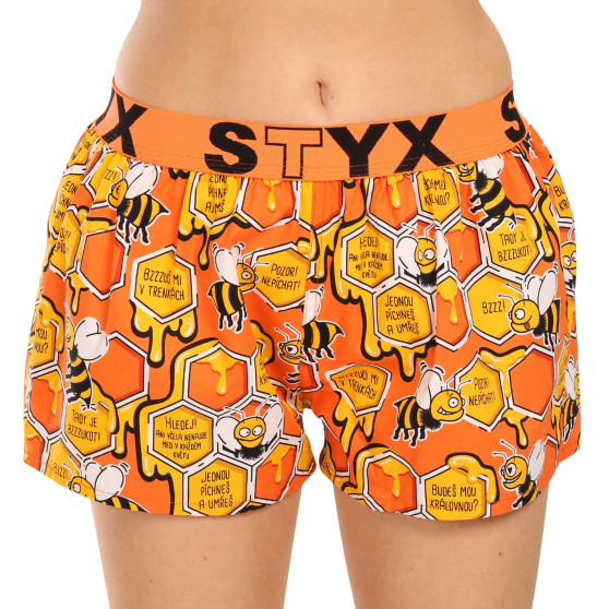 5PACK pantaloni scurți pentru femei Styx art sports cauciuc multicolor (5T1367834)