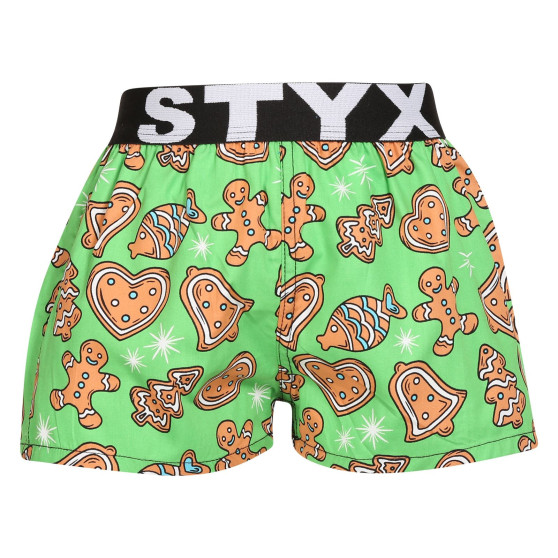 3PACK pantaloni scurți pentru copii Styx art sports cauciuc multicolor (3BJ17134)