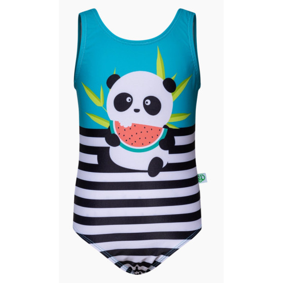 Costume de baie pentru fete vesele Dedoles Panda (D-K-SCL-S-OPS-C-1260)
