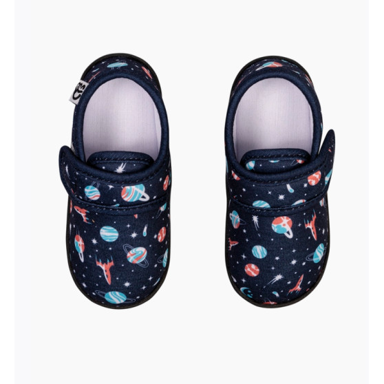 Papuci veseli cu velcro pentru copii Dedoles Planets (D-K-F-BS-C-T-251)