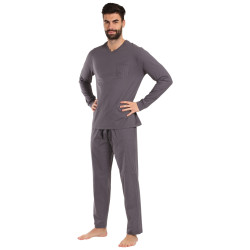 Pijamale pentru bărbați Nedeto gri (NP003)