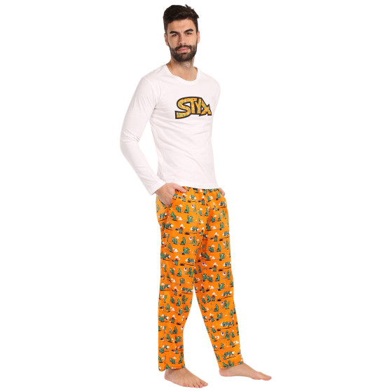 Pijamale pentru bărbați Styx cactuși (PDP1351)